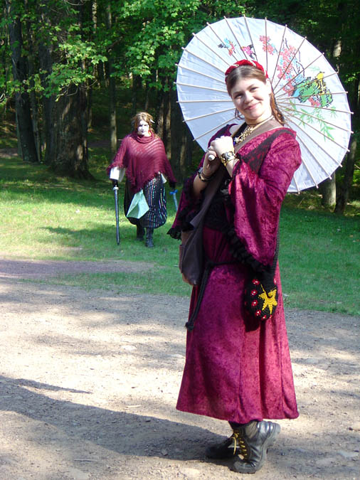 Lilliana Under Her Parasol